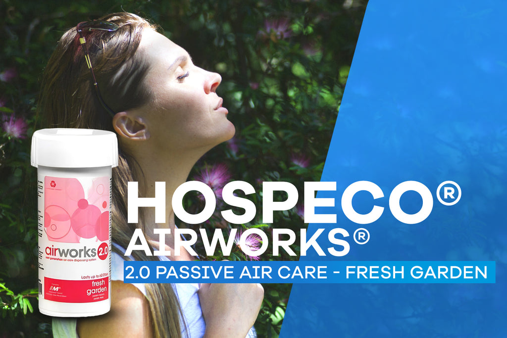 Immerse Your Senses in the Tranquil Oasis of HOSPECO® AirWorks® 2.0 Passive Air Care - Fresh Garden