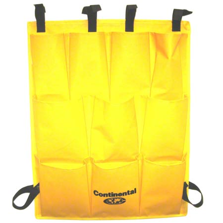 Continental 10 Pocket Vinyl Caddy Bag - Yellow