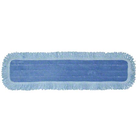 Golden Star® HD Microfiber Dust Mop Pad - 5" x 24", Blue