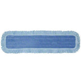 Golden Star® HD Microfiber Dust Mop Pad - 5" x 24", Blue
