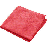 MicroWORKS® Standard Microfiber Towel - 16" x 16", Red