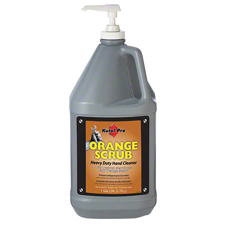 Kutol® Pro Orange Scrub Hand Cleaner w/Scrubbers - Gal. w/Pump