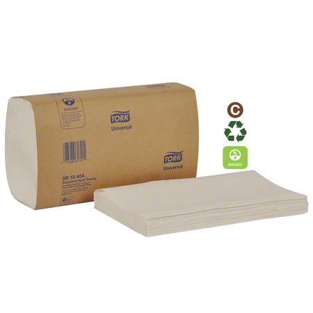 Tork® Universal Quality Singlefold Hand Towel - White