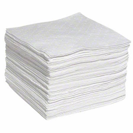 SpillTech Defender™ White Oil-Only Pad - 15" x 19", Heavy