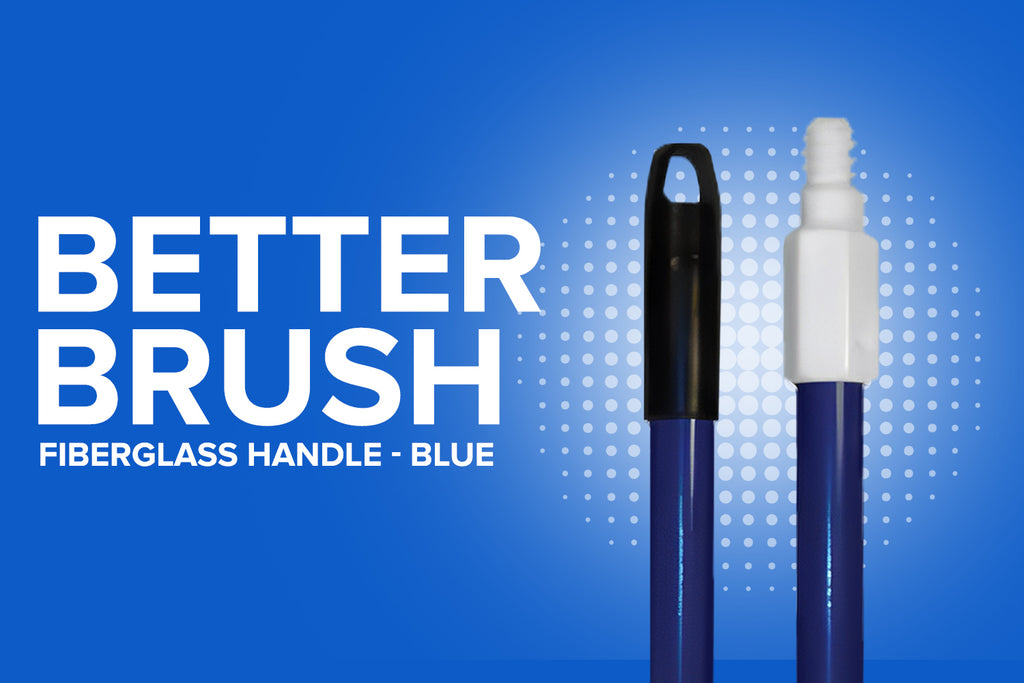 Unleash Cleaning Excellence with the  Better Brush Fiberglass Handle - Blue