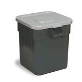 Continental Huskee™ Square Lid for 32 Gal. - Grey