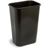 Continental Commercial Plastic Wastebasket -41 1/4 Qt, Brown