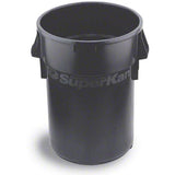 Continental Huskee™ Superkan™ Receptacle -44 Gal., Blk