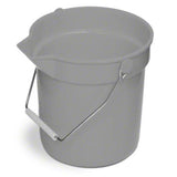 Continental Huskee Bucket w/Pouring Spout - 10 Qt., Grey