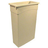 Continental Wall Hugger™ 23 Gal. Receptacle - Beige